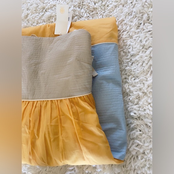 NWT Tory Burch Colorblock Tie-Shoulder Maxi Dress - Picture 8 of 8